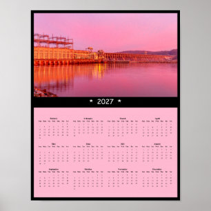 2027 Conowingo-Wandkalender - Golden Sunrise Poster