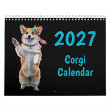 2027 Corgi-Hundekalender
