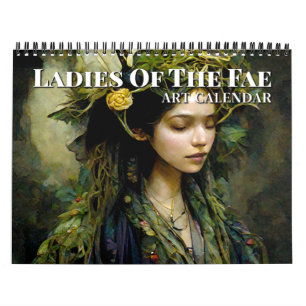 2027 Damen der Fae 1 Fantasy-Kunstkalender Kalender