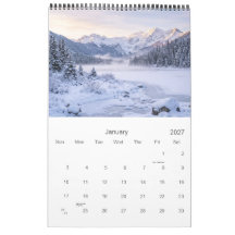 2027 Ein Jahr in der Natur-Landschaftswand