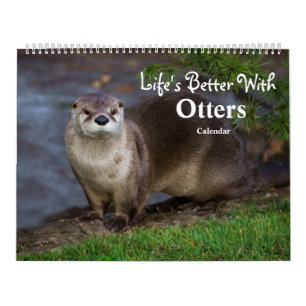 2027 Endloser Otter-Jubel Kalender