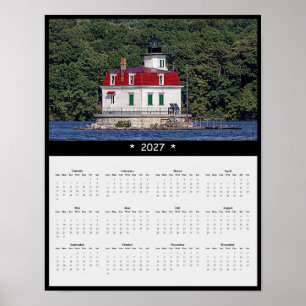 2027 Esopus Meadows Wandkalender - Leuchtturm Poster