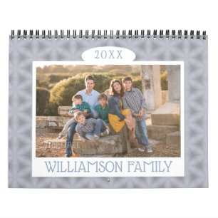 2027 Familienfotos Saisonale Muster Kalender