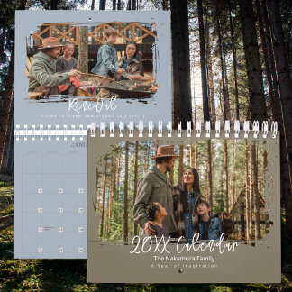 2027 Family Photo Minimal Elegant Inspiration Kalender