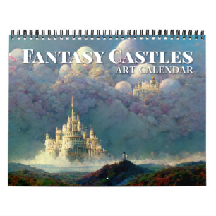 2027 Fantasy-Schlösser Kunstkalender Kalender
