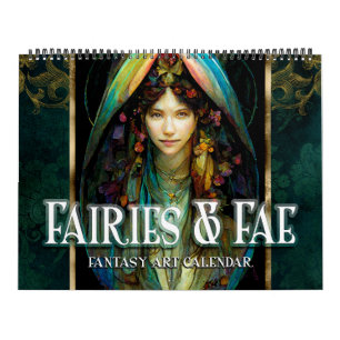 2027 Feen & Fae 2 Fantasy-Kunstkalender Kalender