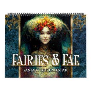 2027 Feen & Fae 3 Fantasy-Kunstkalender Kalender