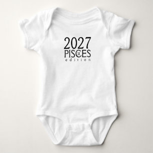 2027 Fische Edition mit Symbol Baby Strampler