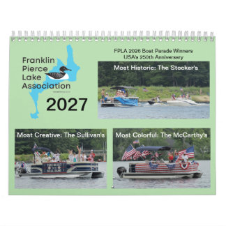 2027 Franklin Pierce Lake Kalender