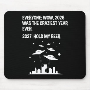 2027 Halt mein Bier Mousepad