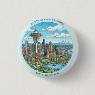 2027 Internationale Konvention Seattle Button