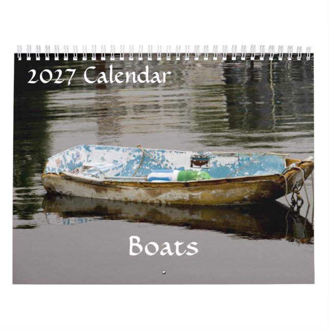 2027 Kalender- Boote Kalender (Titelbild)