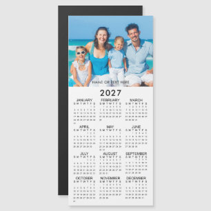 2027 Kalender Foto Benutzerdefiniert Magnetisch Magnetkarte