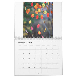 2027 Kalender (Herbstblätter - Erstellt von Grok)