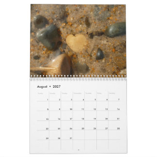 2027 Kalender Nahe der Küste
