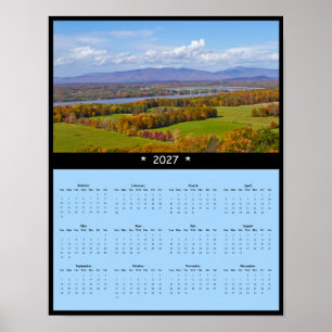 2027 Kingston-Rhinecliff Wandkalender - Hudson Poster