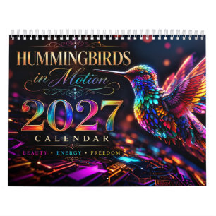 2027 Kolibris in Bewegung Kalender