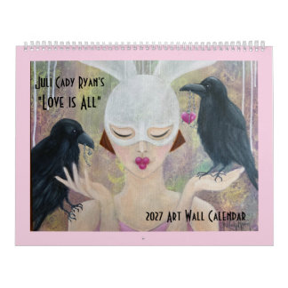 2027 Liebe ist alle launische Kunst Kalender