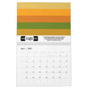 2027 Logo - Geschäftsgeschenk - Interessante Muste Kalender
