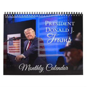 2027 Neuer Präsident Donald Trump Foto Kalender