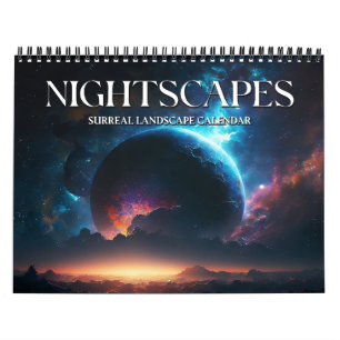 2027 Nightscapes 2 Surrealer Landschaftskunst im W Kalender