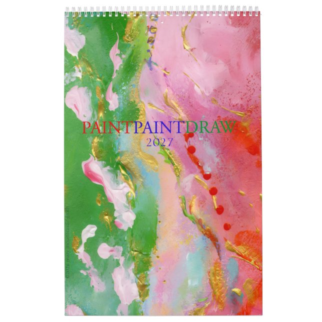 2027 PAINTPAINTDRAW Kalender (Titelbild)