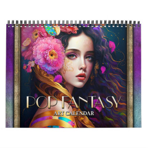 2027 Pop Fantasy Surreal Frauen Kunstkalender Kalender