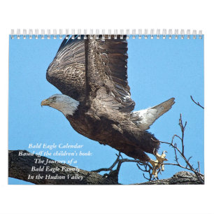 2027 Posterisierte Weißkopfseeadler Wildlife-Kun Kalender