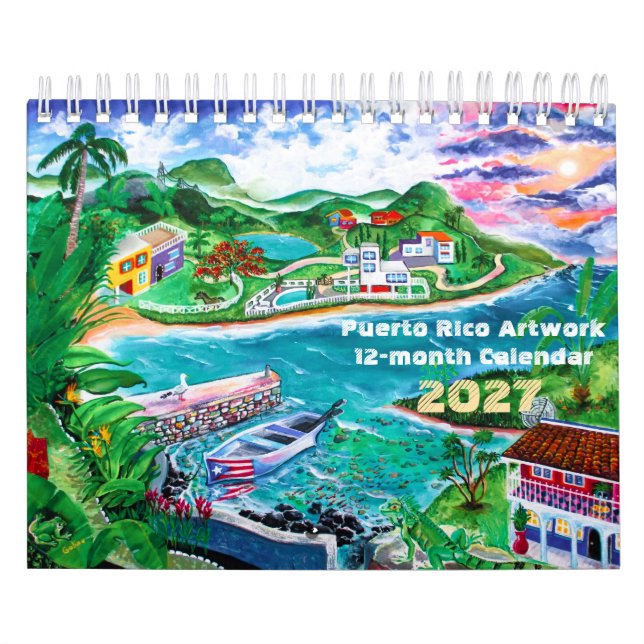 2027 Puerto Rico Kunst  Kalender (Titelbild)