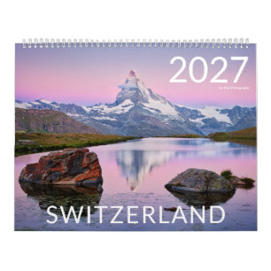 2027 Schweiz Natur- und Landschaftsfoto Kalender