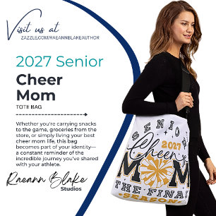 2027 Senior Cheer Mom Letzte Saison Tragetasche Tragetaschen Mit Langen Trägern