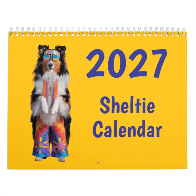 2027 Sheltie-Hundekalender Kalender (Titelbild)
