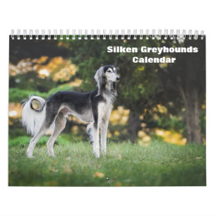 2027 Silken Greyhounds Welpen-Kalender Kalender