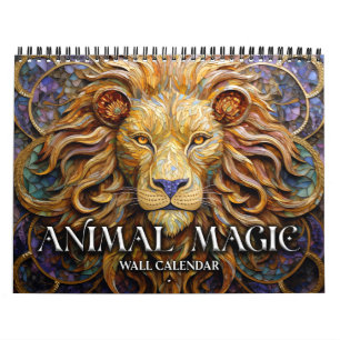 2027 Tiermagie 2 Surrealer Wildtier-Kunstkalender Kalender