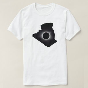 2027 Totale Sonnenfinsternis Algerien Land T-Shirt