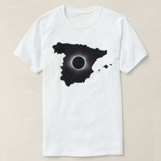 2027 Totale Sonnenfinsternis Spanien Land T-Shirt