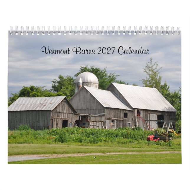 2027 Vermont Scheunen - Kalender (Titelbild)