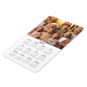 2027 Vollbild-Fotokalender-Magnet Magnet