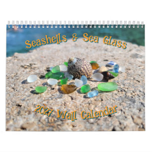 2027 Wandkalender Muscheln und Meeresglas