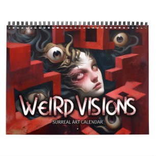 2027 Weird Visions Surrealer Horror-Kalender Kalender
