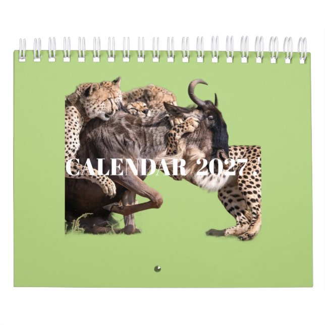 2027 Wildtier-Fotokalender Kalender (Titelbild)