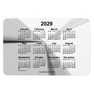 2029 Raucherkalender von Janz 4x6 Magnet
