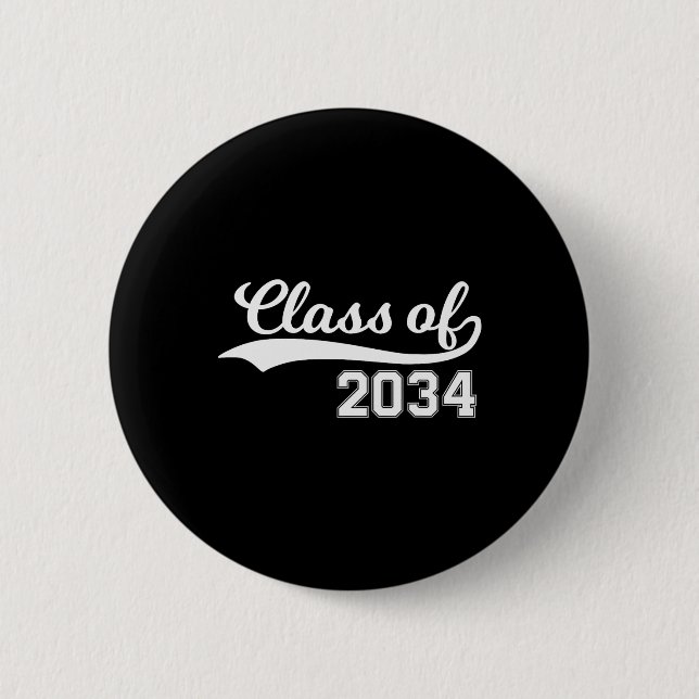 2034 wächst mit mir am ersten Schultag Button (Vorderseite)