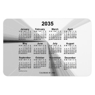 2035 Raucherkalender von Janz 4x6 Magnet
