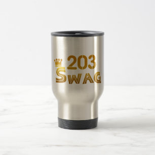203 Connecticut Swag Reisebecher