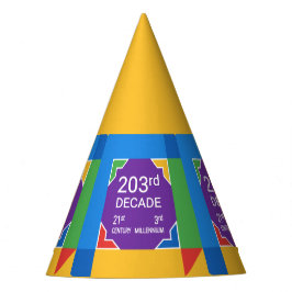203. Dekade (Neujahr 2021-2030) Partyhütchen