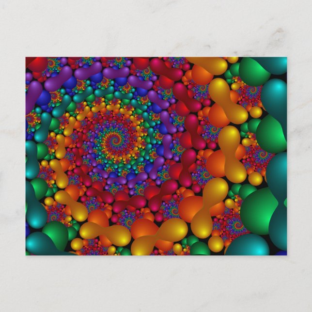 206 Fraktal Postkarte (Vorderseite)