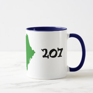 207, Postleitzahl von Maine! Tasse