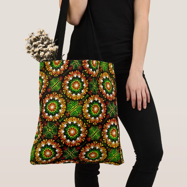 208 - Rainforest Mandala - Tote Beutel Tasche (Von Nahem)