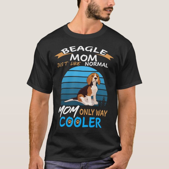 209 Beagle Mama Cooler T-Shirt (Vorderseite)
